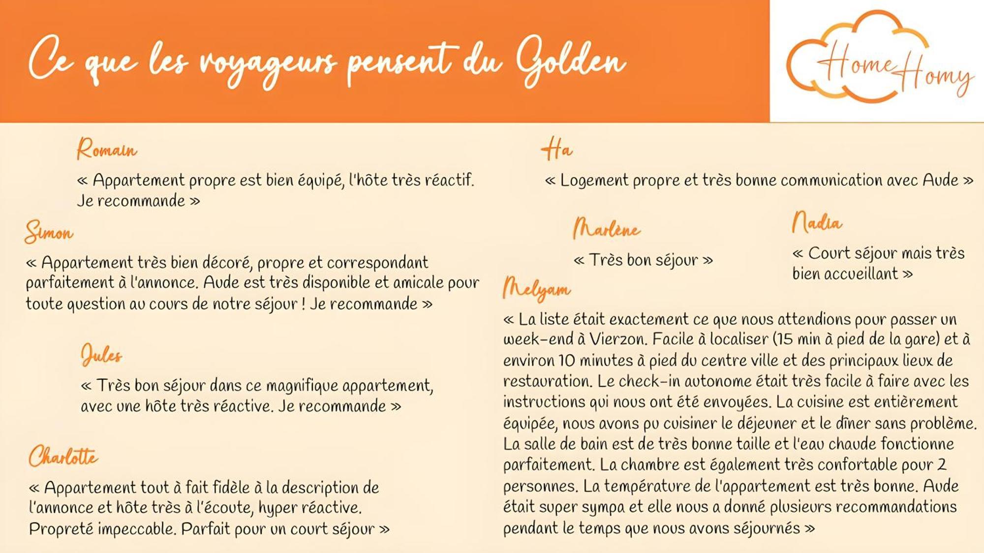 Le Golden - Home Homy Вьерзон Экстерьер фото